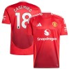 Camisola Manchester United Casemiro 18 Homen Equipamento 1ª 24/25